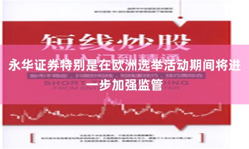 永华证券特别是在欧洲选举活动期间将进一步加强监管