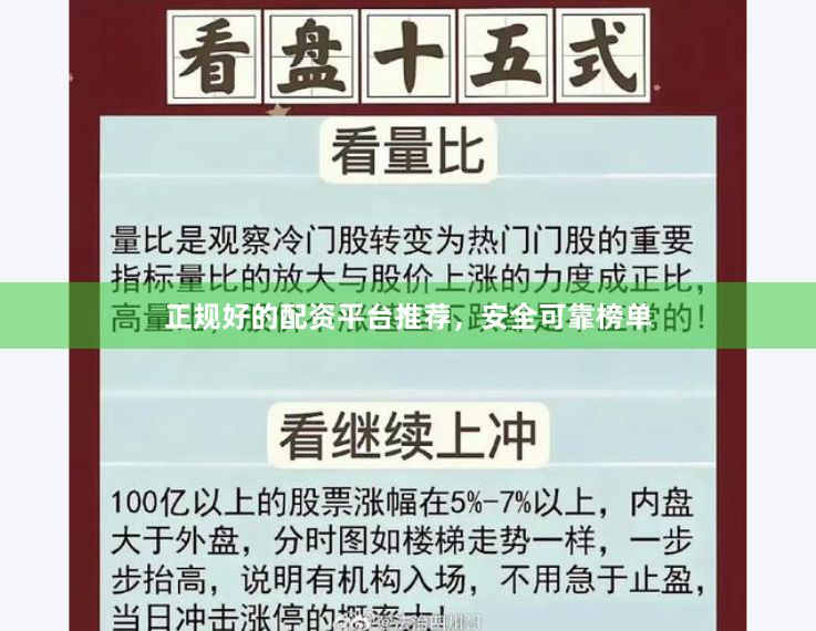 正规好的配资平台推荐，安全可靠榜单